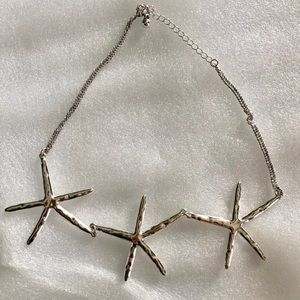 Silver Starfish Necklace